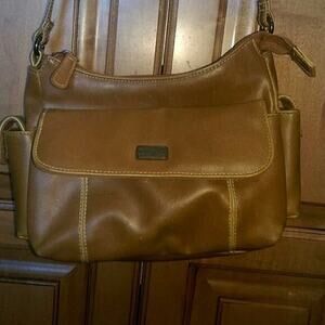 Vintage Moda Bella Shoulder Bag / Purse - Tan